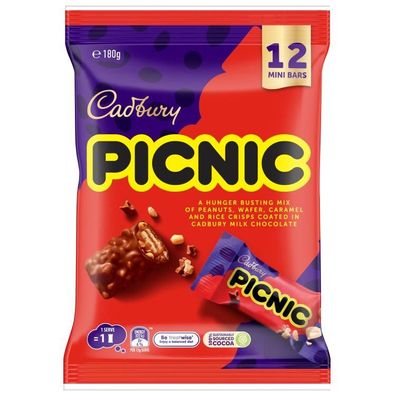 Cadbury Picnic Sharepack - Import 180 g