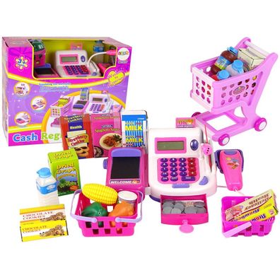 Leantoys Kasse mit Zubehör (Spielzeug, Rollenspiel)