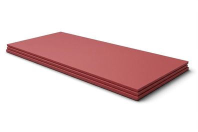 Hochwertige Faserzementplatte rot - 1200 × 2400 mm