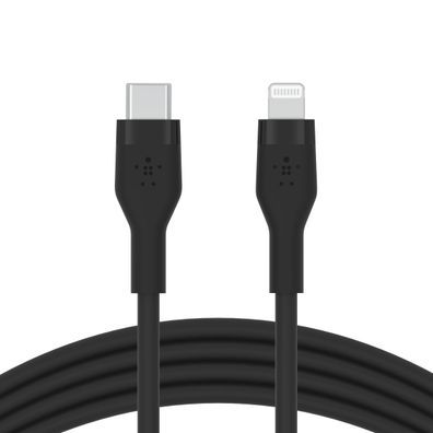 Belkin Flex Lightning/USB-C, Apple zert., 2m, schwarz