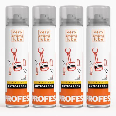 4 x Anticarbon Aerosolreiniger zur Entkokung von Kolbenringen 320ml