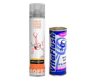 Xado Anticarbon Kolbenring-Reiniger Spraydose 320 ml + Vita Flush Motor 250ml