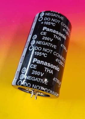 Elko 4700uF 200V Elektrolytkondensator Ersatz für 6200uF