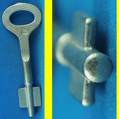 Silca Doppelbartschlüssel Ansatzschlüssel 75 mm lang Halm 6,2 / 5 mm - Bart 13 x 5 mm