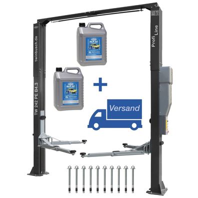 Twin Busch ® NEUE 2 Säulen Kfz Hebebühne barrierefrei 4200kg Profi Line