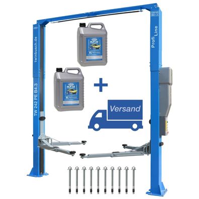 Twin Busch ® NEUE 2 Säulen Kfz Hebebühne 4200 kg PROFI-Line - TW242PEB4.3