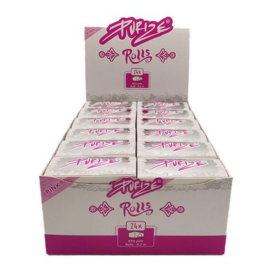 Purize Pink Rolls Zigarettenpapier 24x Packungen à 4,2 Meter