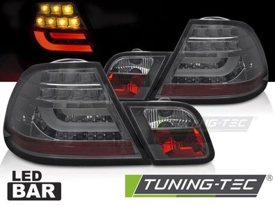 LED Upgrade Design Rückleuchten passend für BMW 3er E46 Coupe 99-03 Rauch/Smoke mit