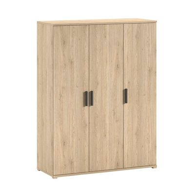 Kleiderschrank Keelia Eiche 3 trg mit Fächern