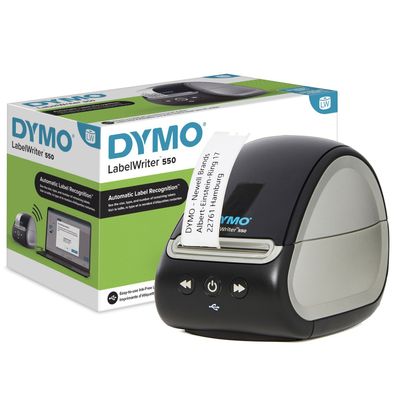 Dymo LabelWriter 550 - Etikettendrucker - Thermodirekt - Rolle (6,2 cm)