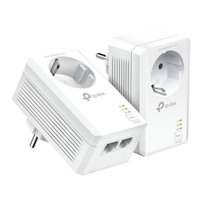TP-LINK TL-PA7027P V1 Starter Kit - Powerline Adapterkit - 2-Port-Switch - GigE... ->