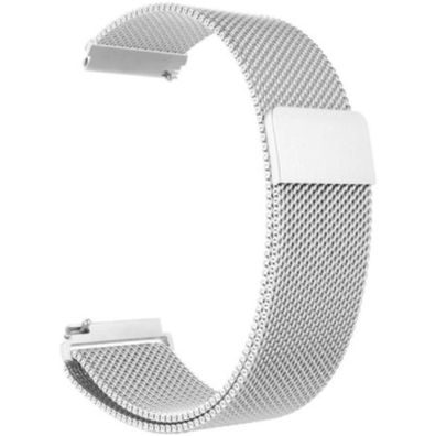 Milnsk Stroke für Garmin 20 mm, Silber