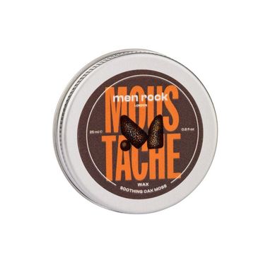 Menrock Beruhigendes Schnurrbart-Wachs Eichenmoos 25ml