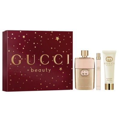 Set Gucci Guilty Edp 90ml Body 75ml Edp 10ml@