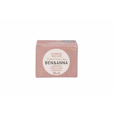 BEN&ANNA Natural Handcreme natürliches Mandelöl 30ml