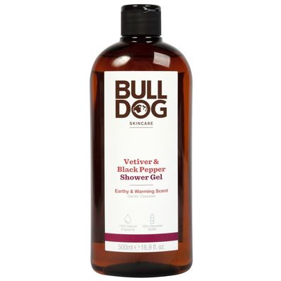 Bulldog Vetiver & Black Pepper Shower Gel 500ml