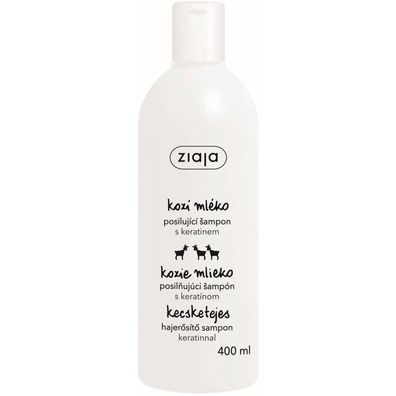 Shampoo für trockenes und mattes Haar mit Keratin Ziegenmilch 400 ml