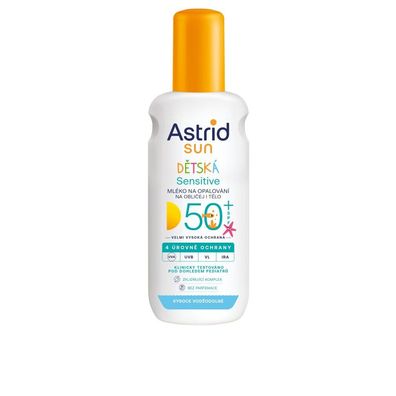 Kinderlotion in Sprayform zum Bräunen Sensitive SPF 50+ Sun 150 ml
