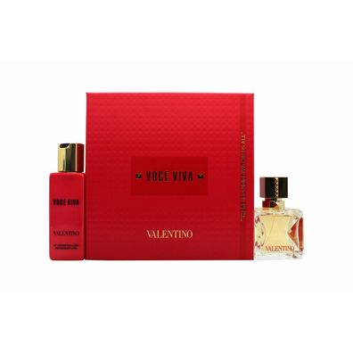 Valentino Voce Viva Giftset Body Lotion 100ml/Edp Spray 50ml