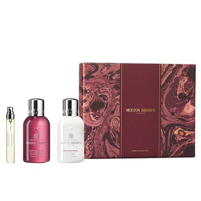 Geschenkset der Fiery Pink Pepper Travel Collection