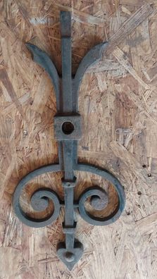 Maueranker, Ornament , Pfettenanker, Anker, Gusseisen Antik, Wandornament, Knopf
