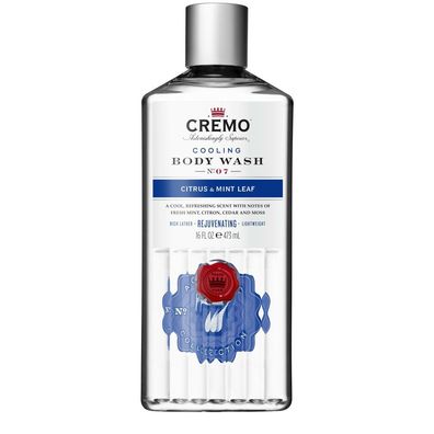 CREMO CREMO - Duschgel für Männer mit dem Duft von CITRUS & MINT LEAF 473 ml