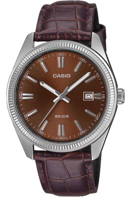 Casio Armbanduhr in Unisexgröße Timeless Braun MTP-1302PL-5AVEF