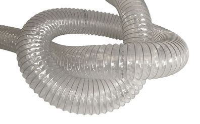 3 od. 4 m Absaugschlauch Späneschlauch Flexschlauch 80 100 Ø | Schlauchschelle