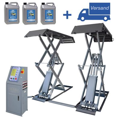 Twin Busch ® Profi Scherenhebebühne 3,5 t - Hubhöhe 2000 mm - Überflur - TWS35-20E-G