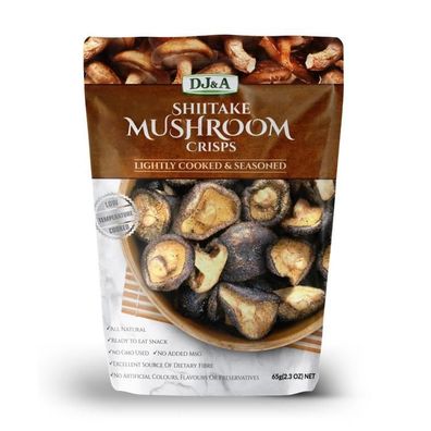 DJ&A Shiitake Mushroom Crisps Seasoned 65 g