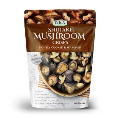 DJ&A Shiitake Mushroom Crisps Seasoned 150 g