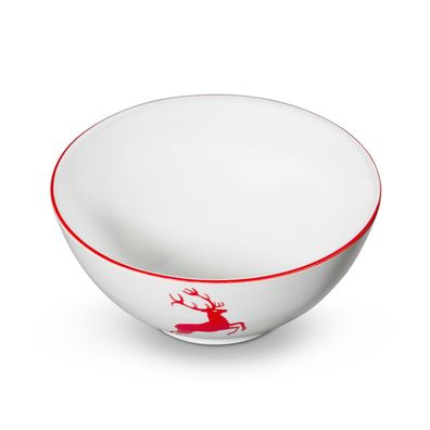 Gmundner Keramik Rubinroter Hirsch Bol (Ø 27cm)
