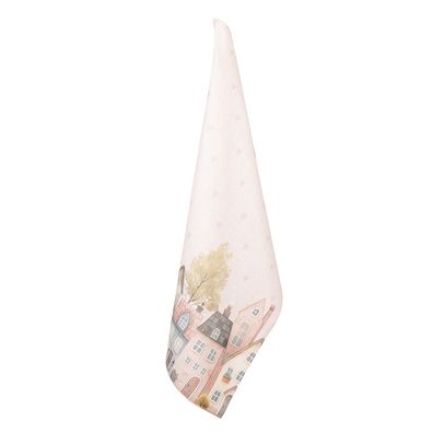 Clayre & Eef Geschirrtuch 50x70 cm Beige Baumwolle (Gr. 50x70 cm)
