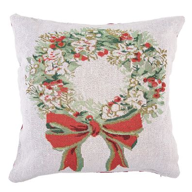 Clayre & Eef Dekokissen 44x44 cm Beige Polyester (Gr. 44x44x4 cm)