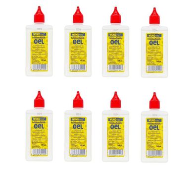 8x 100ml Haushaltsöl Nähmaschinenöl Schmieröl Universalöl Maschinenöl Öler