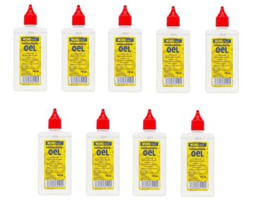 9x 100ml Haushaltsöl Nähmaschinenöl Schmieröl Universalöl Maschinenöl Öler
