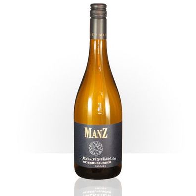 Weingut Manz 2024 Weissburgunder Kalkstein (318) trocken Qualitätswein 0.75 Li