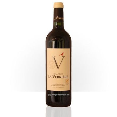 Château La Verrière 2022 Chateau LA Verriere Bordeaux Superieur 0.75 Liter