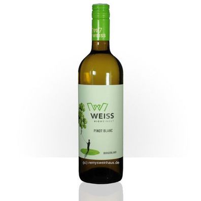Weingut Weiss 2025 Pinot Blanc trocken Burgenland (Resthistamingehalt < 0,1 mg/l