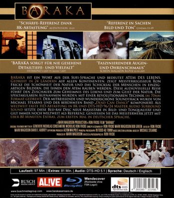 Baraka (Special Edition) (Blu-ray 8K Mastered) - Busch Media 8032318 - (Blu-ray Vide