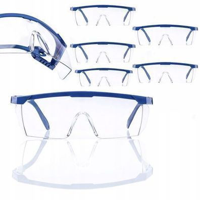 Rosfix Schutzbrille Set Klar – EN166 S Zertifikat | Polycarbonat, UV-Schutz