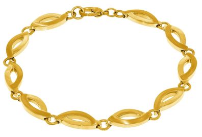 Boccia Schmuck Damen-Armband Titan Goldfarben 03001-04