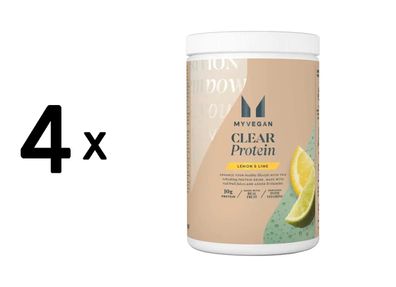 4 x Myprotein Clear Vegan Protein (320g) Lemon and Lime