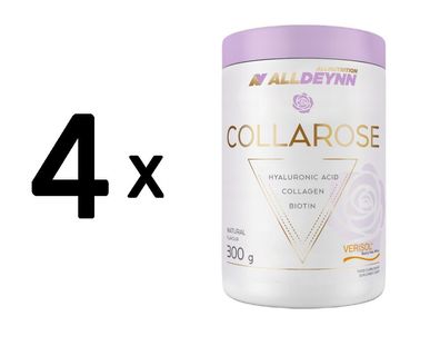 4 x Allnutrition AllDeynn Collarose, Natural - 300g