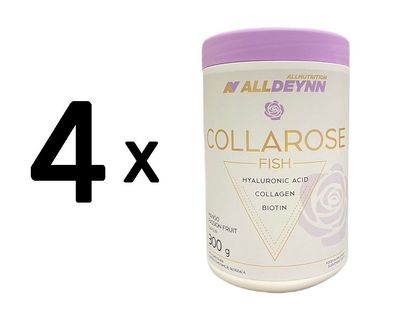4 x Allnutrition AllDeynn Collarose Fish, Mango Passion Fruit - 300g