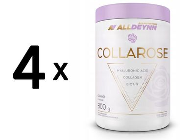 4 x Allnutrition AllDeynn Collarose, Orange - 300g