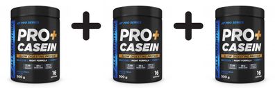 3 x Allnutrition Pro+Casein, Vanilla Cream - 500g