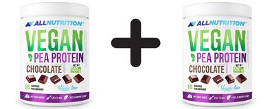 2 x Allnutrition Vegan Pea Protein, Chocolate - 500g