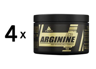 4 x Peak Arginine AKG (150)