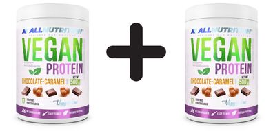 2 x Allnutrition Vegan Protein, Chocolate Caramel - 500g